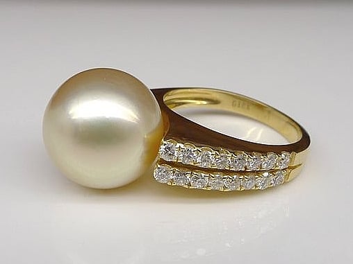 South Sea Pearl & Diamond Siena Ring