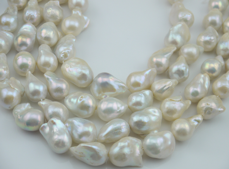 Silver Grey baroque pearl Pendant,firball pearl Pendant