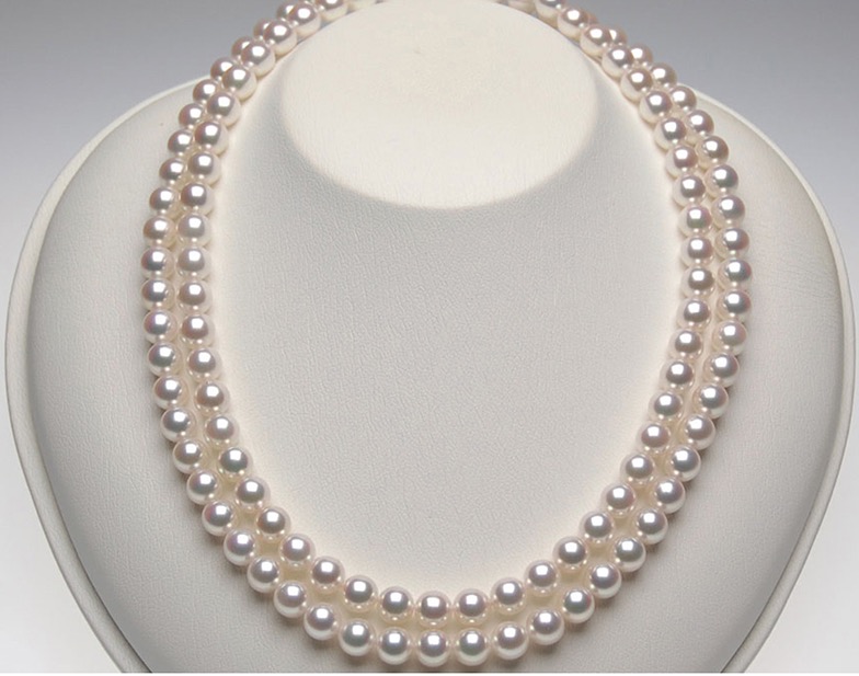 7.5-8 mm Double-Strand Pearl Necklace