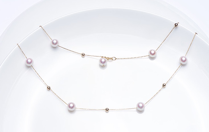 Akoya Pearl Jamie Necklace 18K Gold
