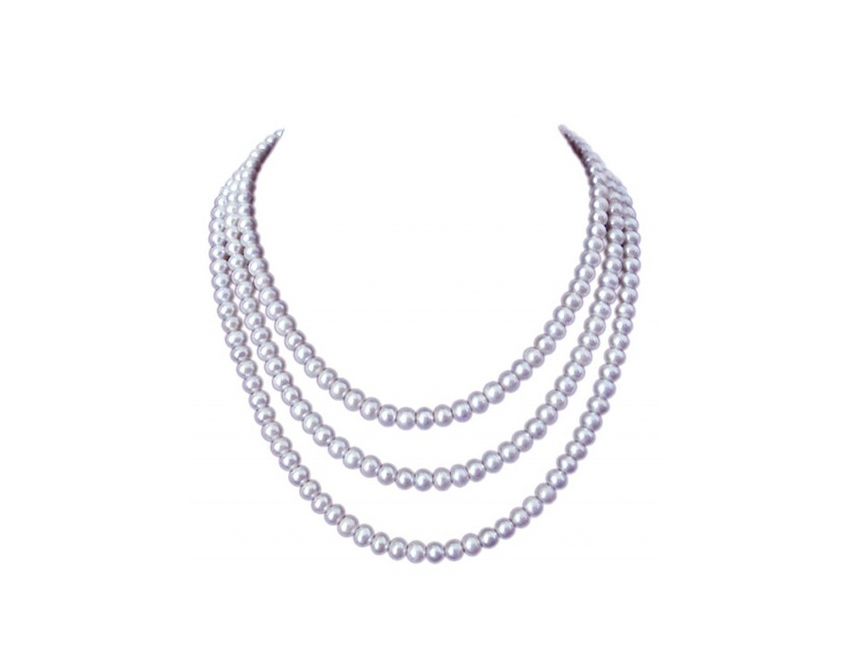 Triple Strand 6-6.5 mm Akoya Pearl Necklaces