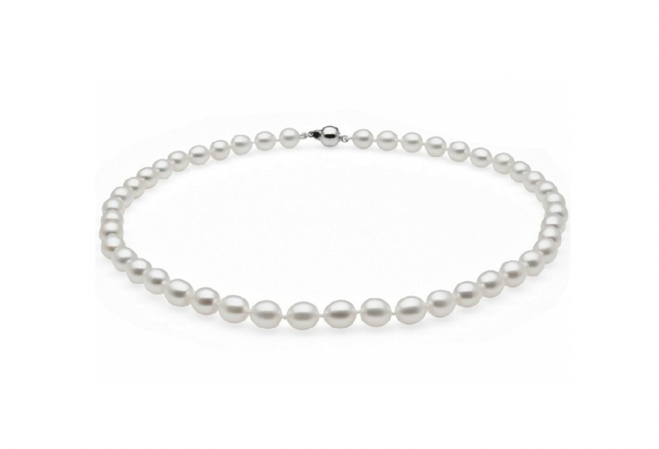 White Drop Freshwater Pearl Necklaces