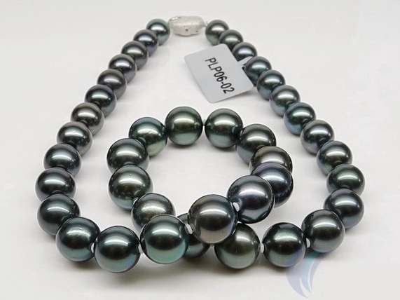 10-12 mm Round Tahitian Pearl Necklaces