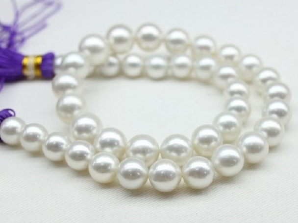 8-10 mm White Australian South Sea Pearl Strand