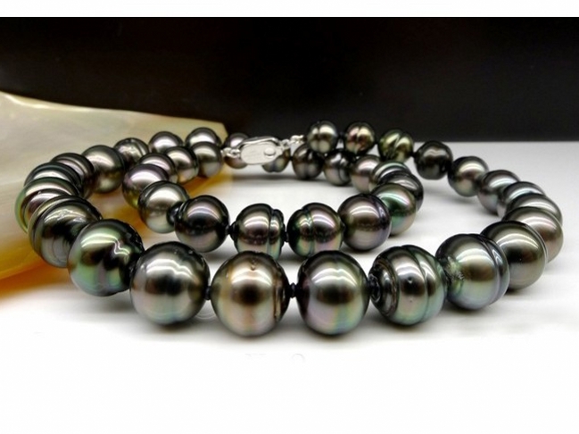 9 to 11 mm Baroque Tahitian Pearl Necklace
