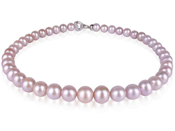 18" 9-10mm Lavender AA Freshwater Pearl Necklace L U