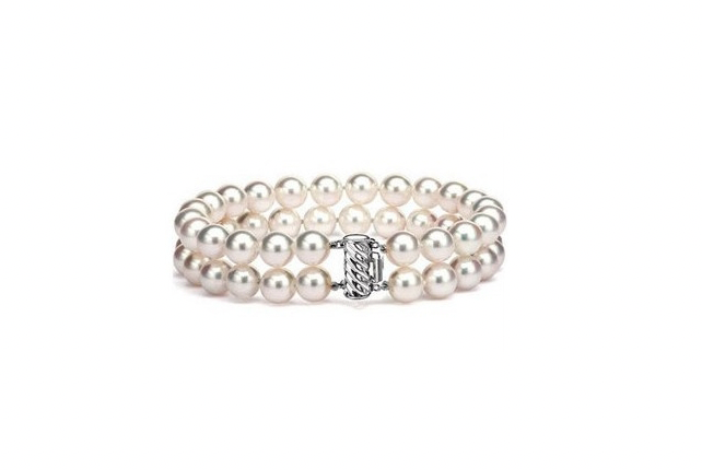 6.5-7 mm Double Strand Akoya Pearl Bracelet