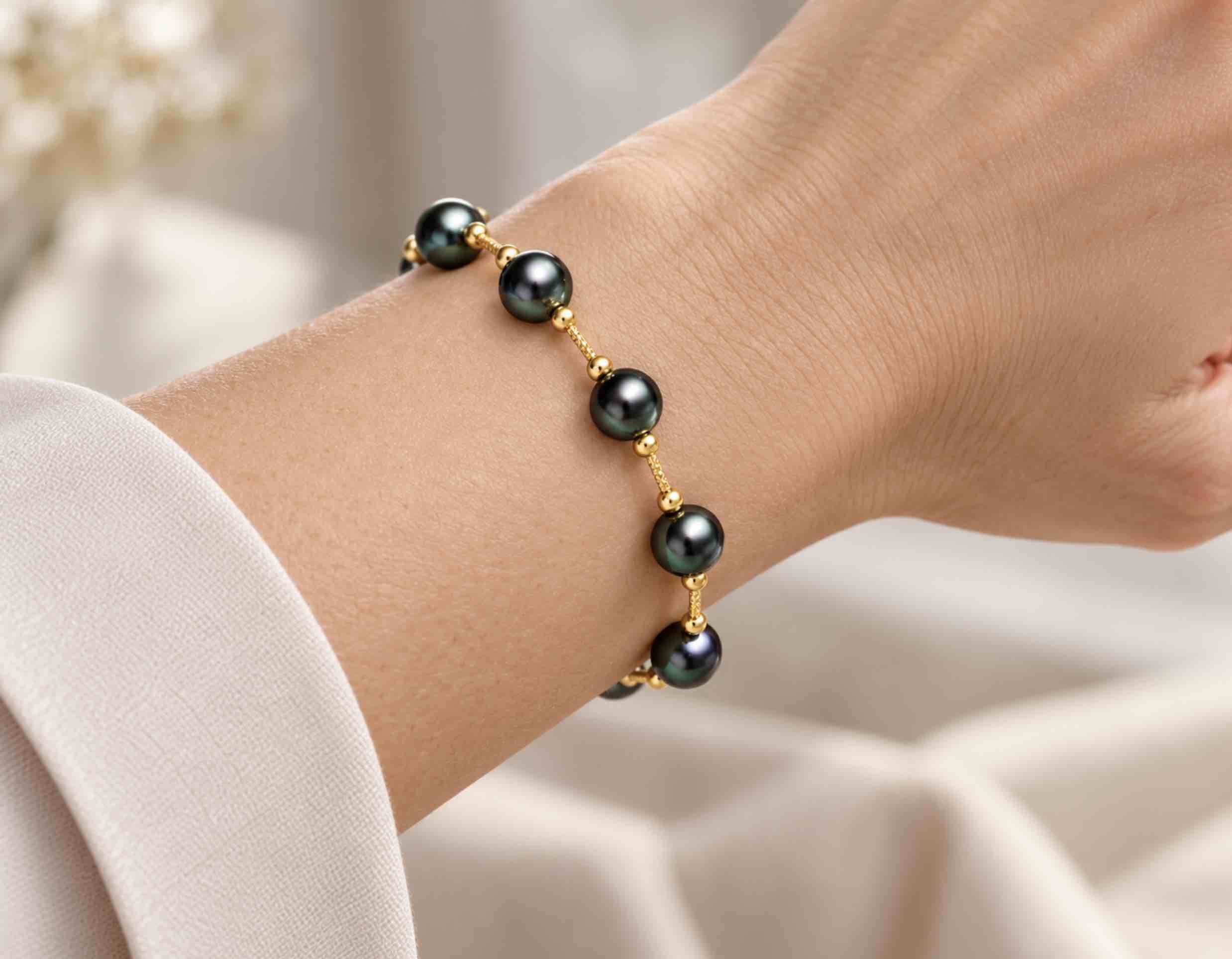 Tahitian Pearl Sasha Bracelet 18kt Gold