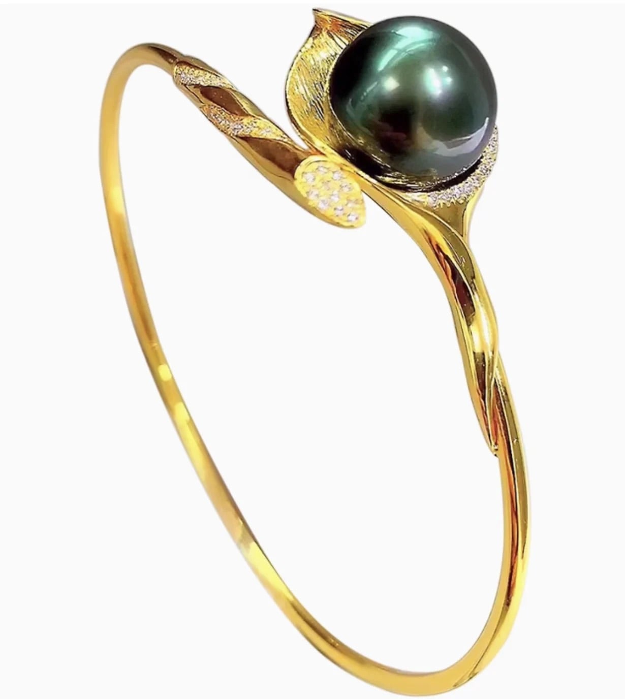 Tahitian Pearl Bangle Cora Bracelet