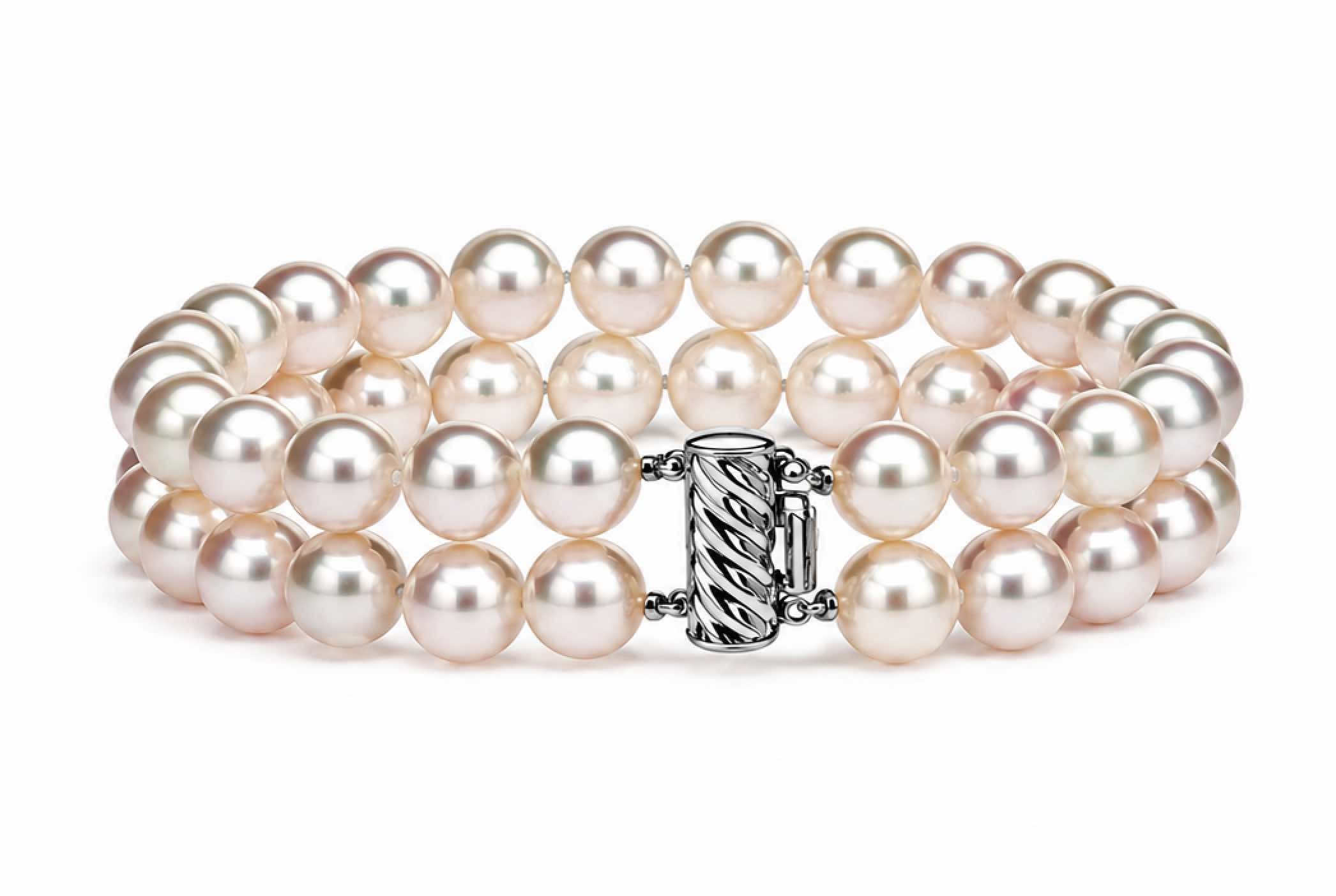 8-8.5 mm White Akoya Pearl Set