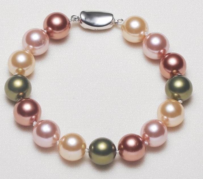 Tahitian South Sea and Freshwater Multicolor Pearl Thalia Bracelet