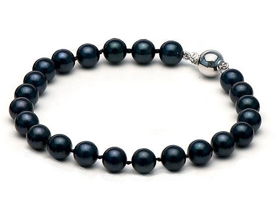 Amazon.com: Saris and Things 6-7mm Black Freshwater Cultured Pearl Stretch  Bracelet: Clothing, Shoes & Jewelry