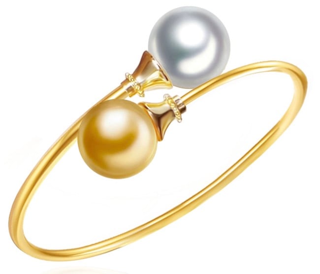 South Sea Pearl Romina Bangle Bracelet