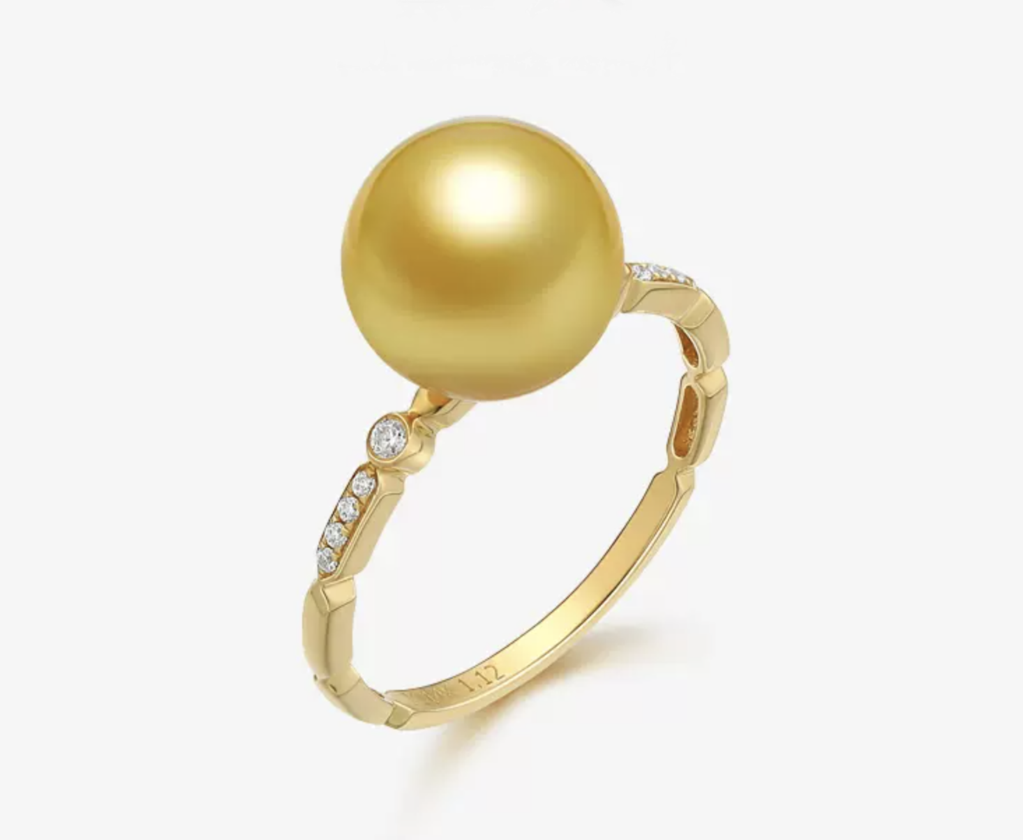 Sheila South Sea Pearl and Diamond Ring