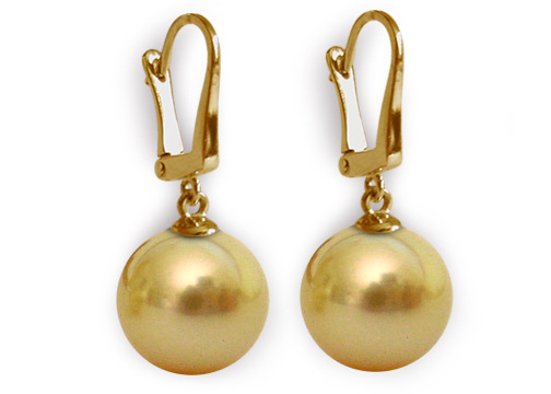 South Sea Pearl Earrings 14K/18K Gold