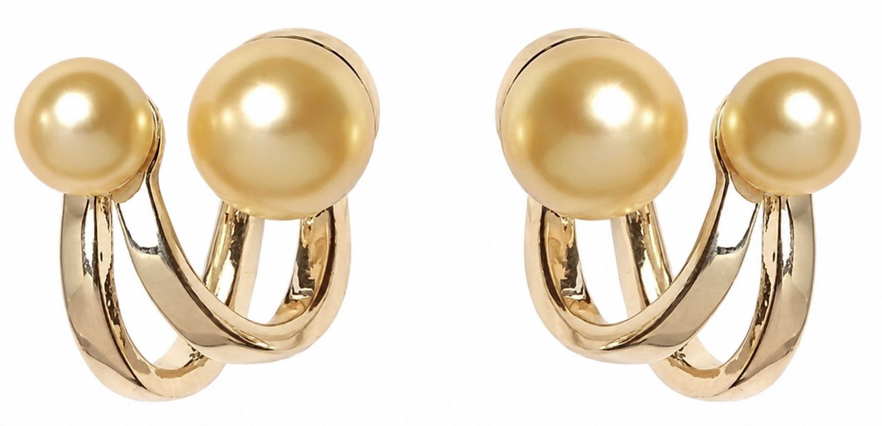 14K/18K Gold South Sea Pearl Angela Earrings