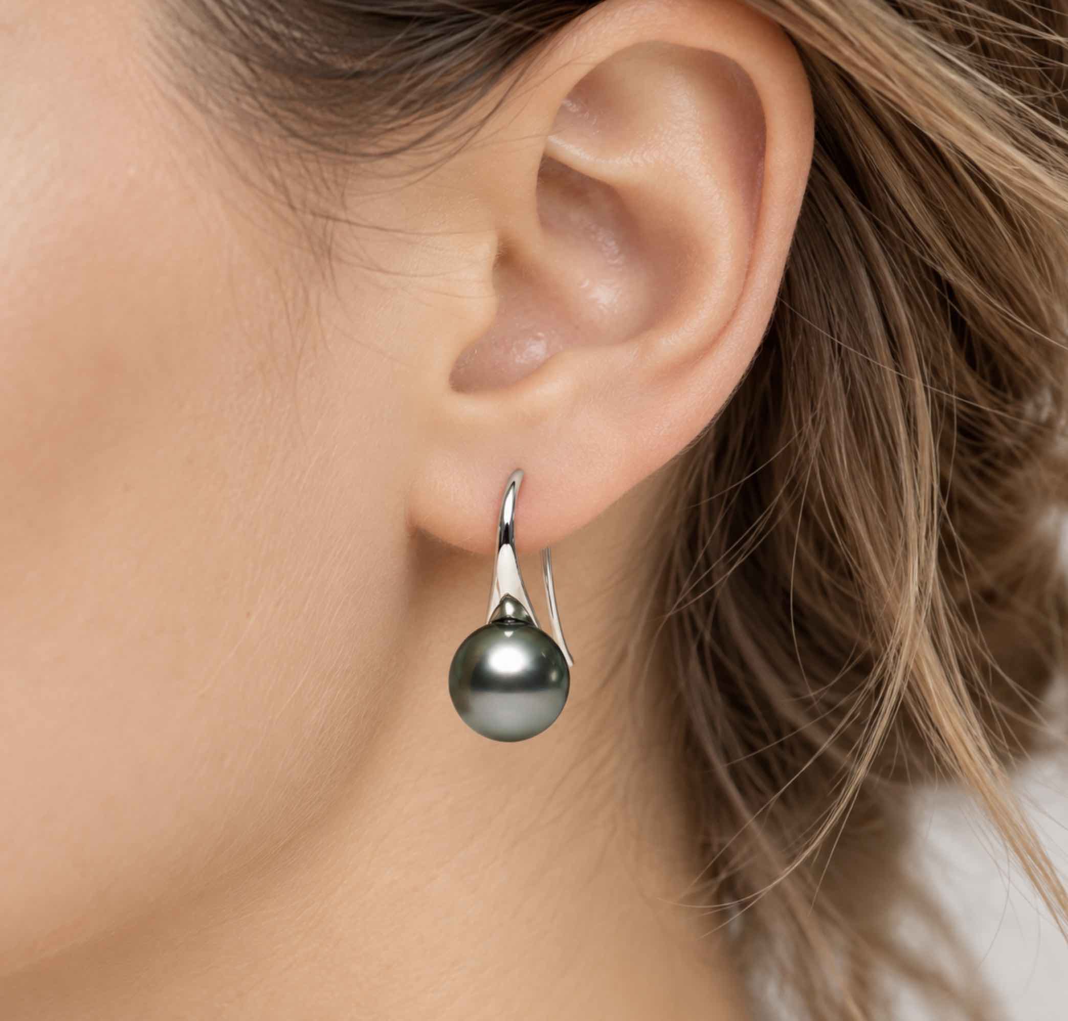 James Tahitian Pearl Earrings 14K/18K Gold