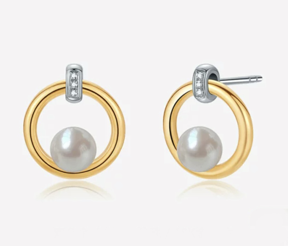 Murray South Sea Pearl and Diamond Earrings
