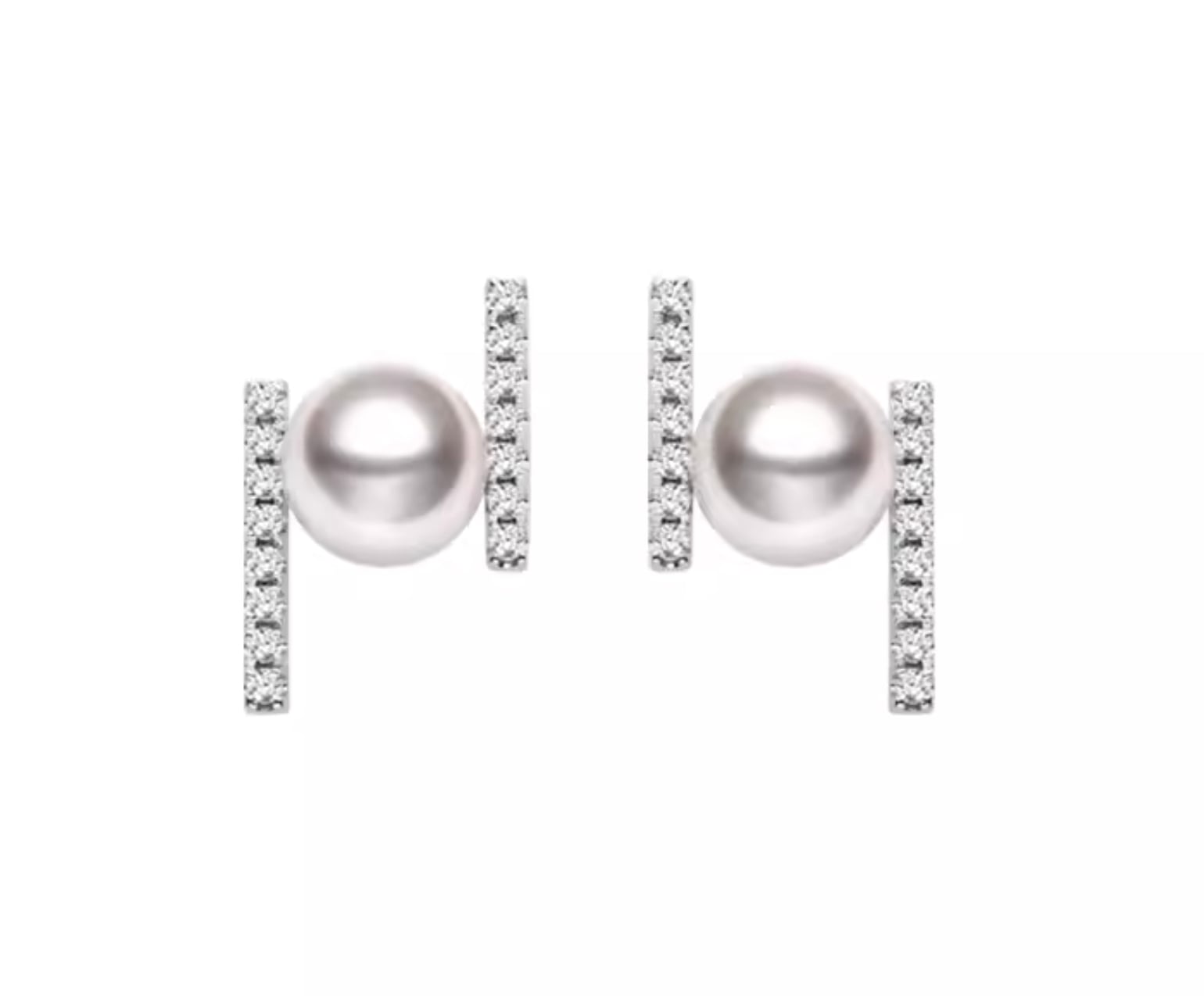 South Sea Pearl and Diamond Rebekah Earrings