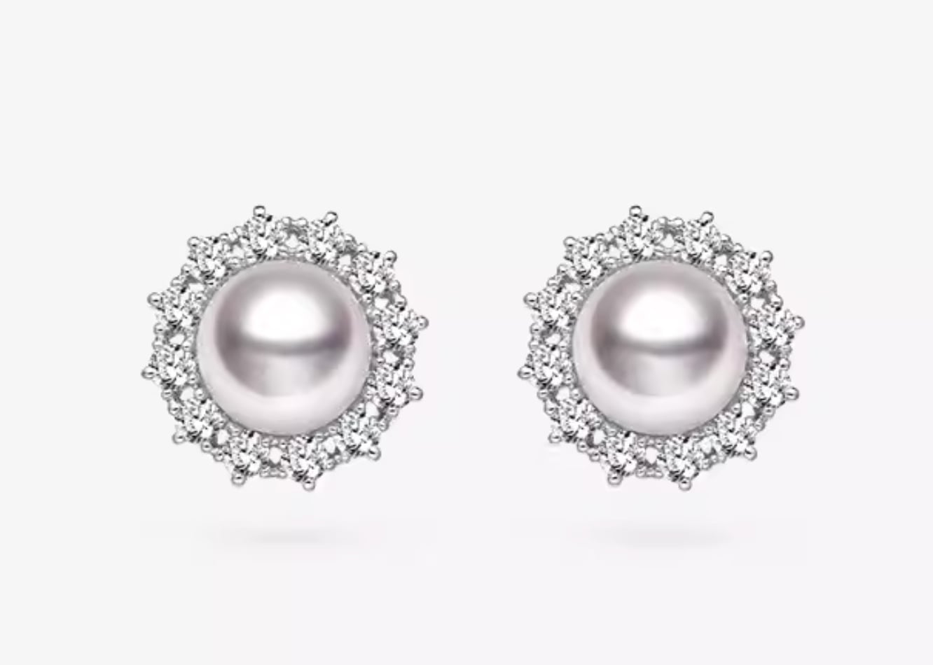 14K Gold South Sea Pearl and Diamond Paloma Earrings