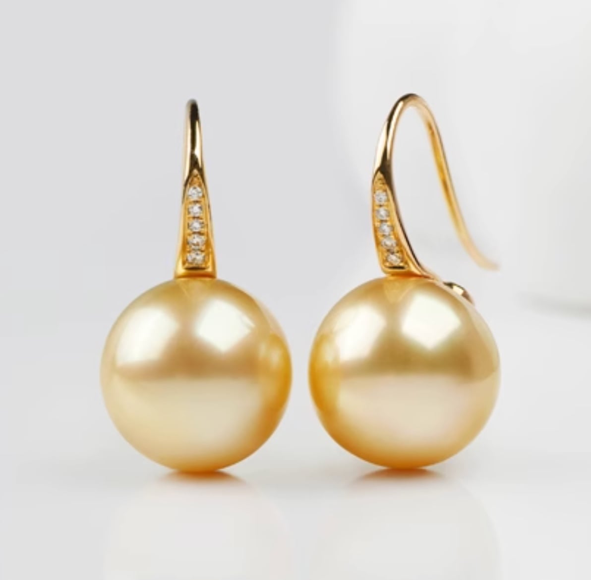 14K/18K Gold South Sea Pearl and Diamond Presley Earring