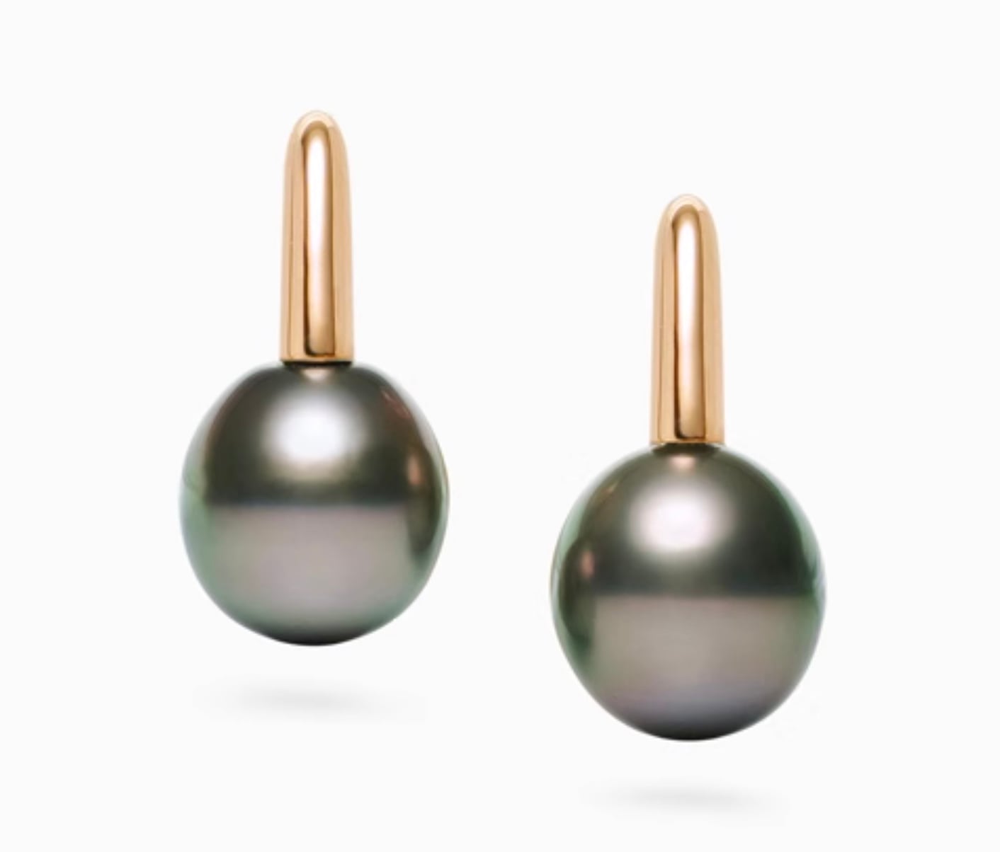 14K Gold Tahitian Pearl Marisol Earrings
