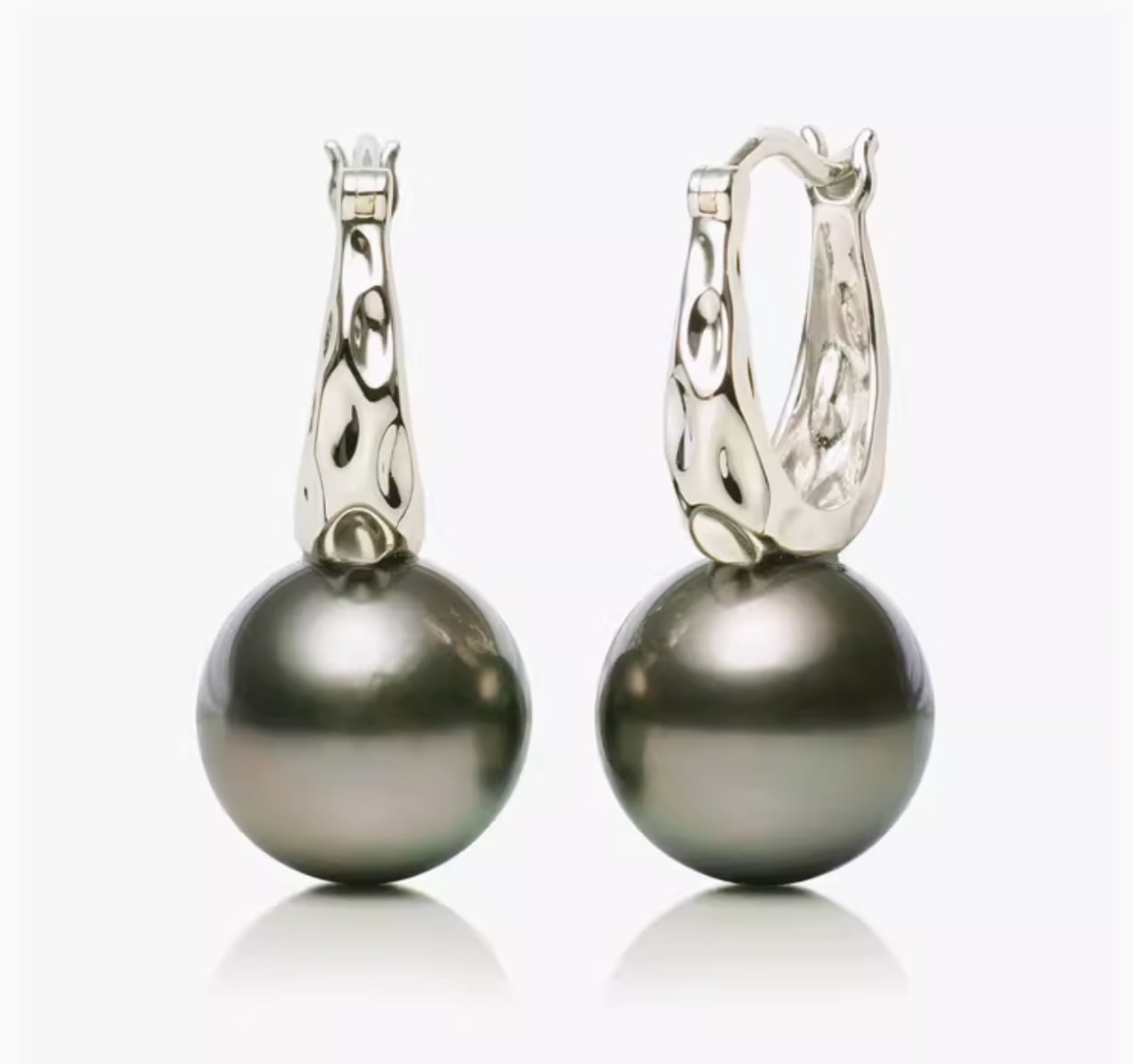 14K God Tahitian Pearl Elliana Earrings