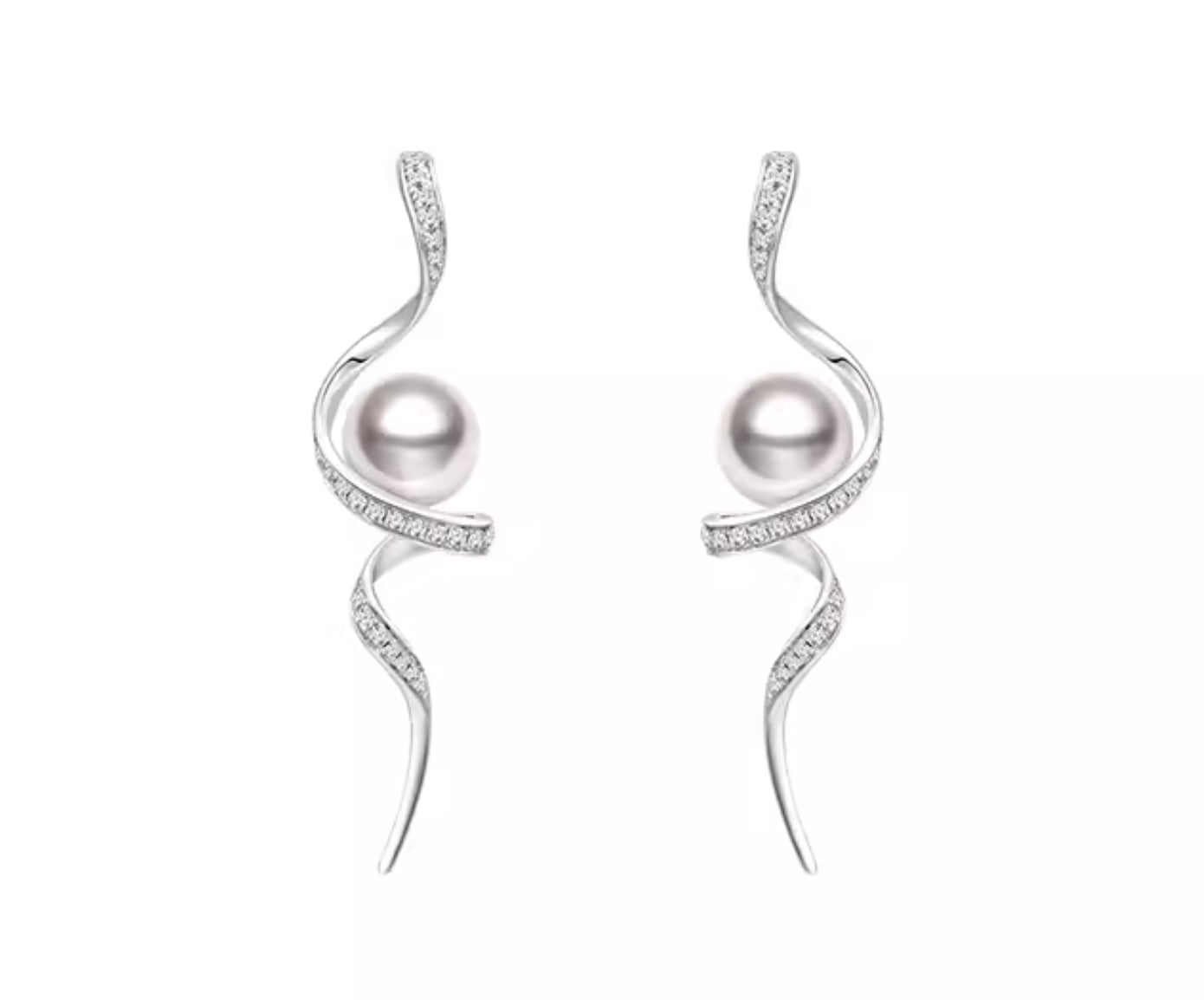 South Sea Pearl and Diamond Rosalee Earrings