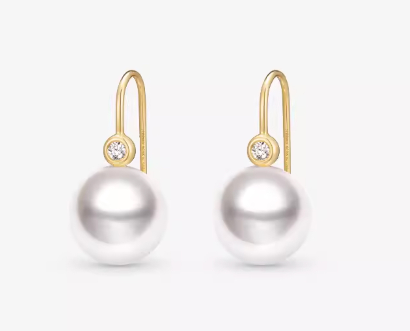 14K/18K Gold South Sea Pearl and Diamond Kamilah Earrings