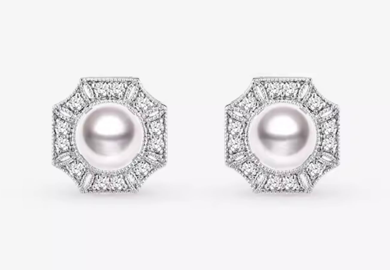 14K/18K Gold South Sea Pearl and Diamond Paola Earrings