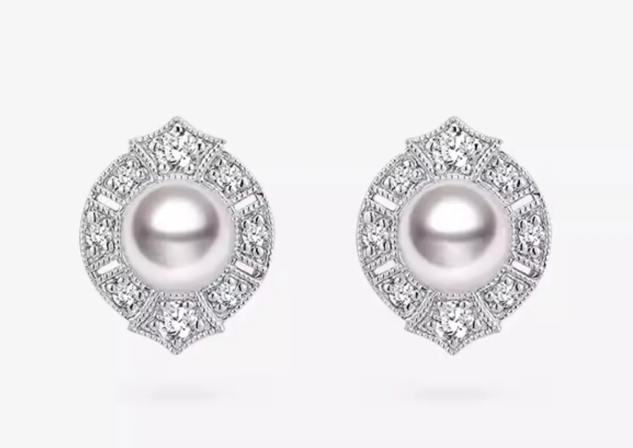 14K/18K Gold South Sea Pearl and Diamond Joyce Earrings