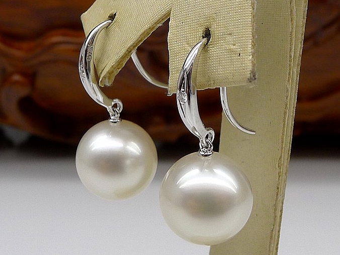 South Sea Pearl and Diamond Jaylah Earrings