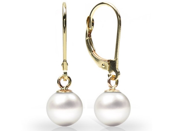 6.5-7 mm Felix Akoya Pearl Dangle Earrings