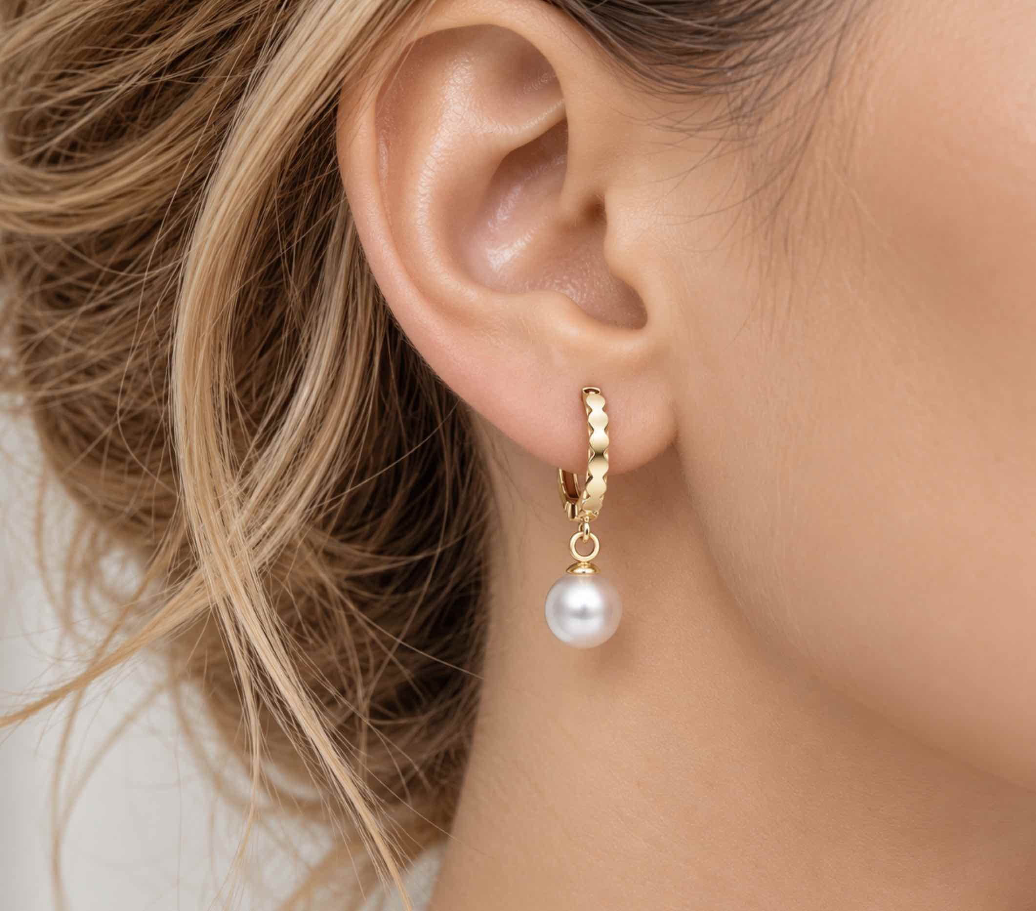 South Sea Pearl Hook Lakelyn Earrings