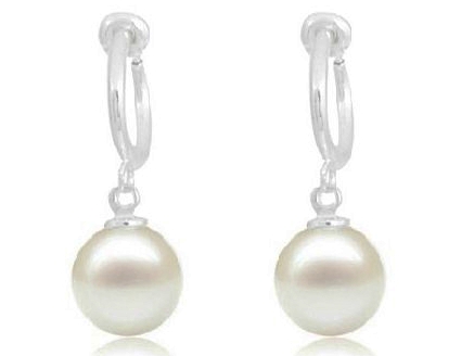 5.5-12 mm White Clip-On Pearl Earrings AAA from Pearl Accessory