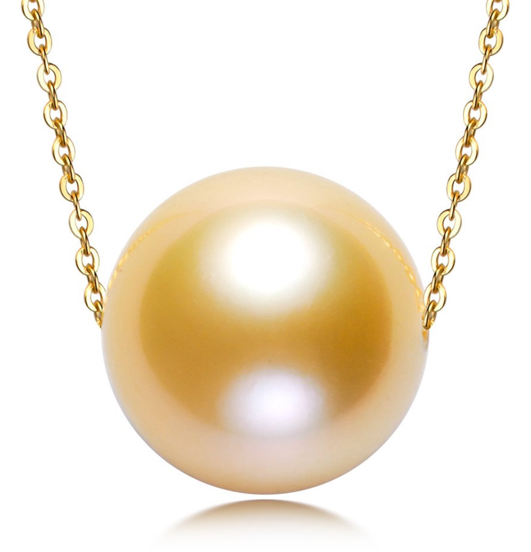 Golden South Sea Pearl Megan Necklace