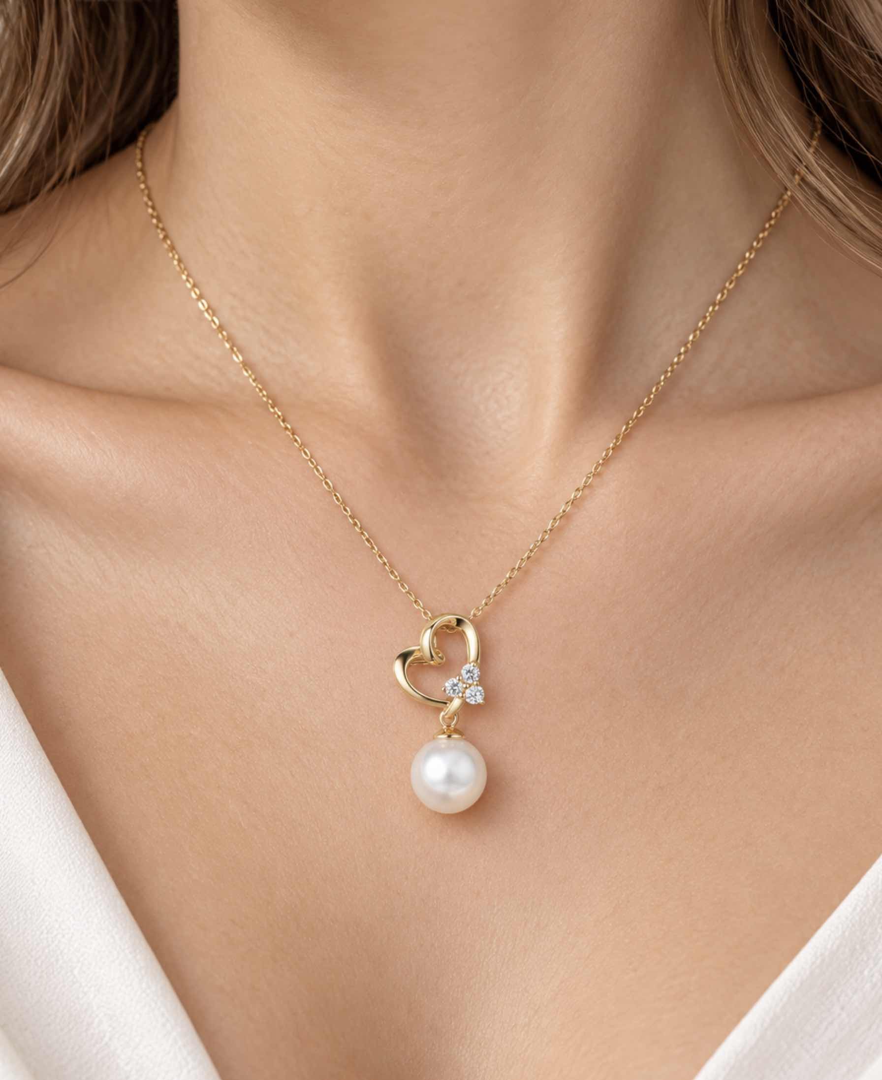 Cicely South Sea Pearl and Diamond Pendant