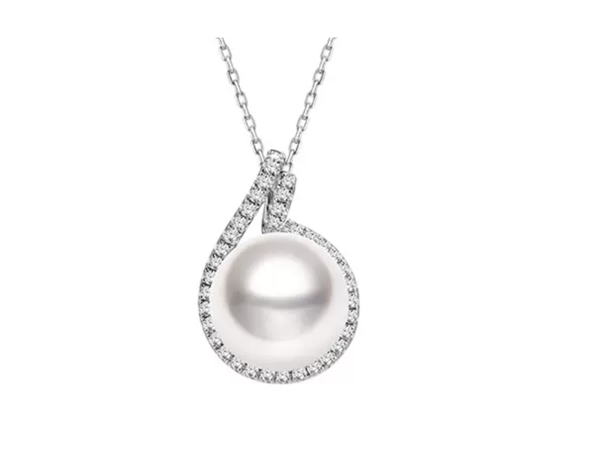 Candice South Sea Pearl and Diamond Pendant