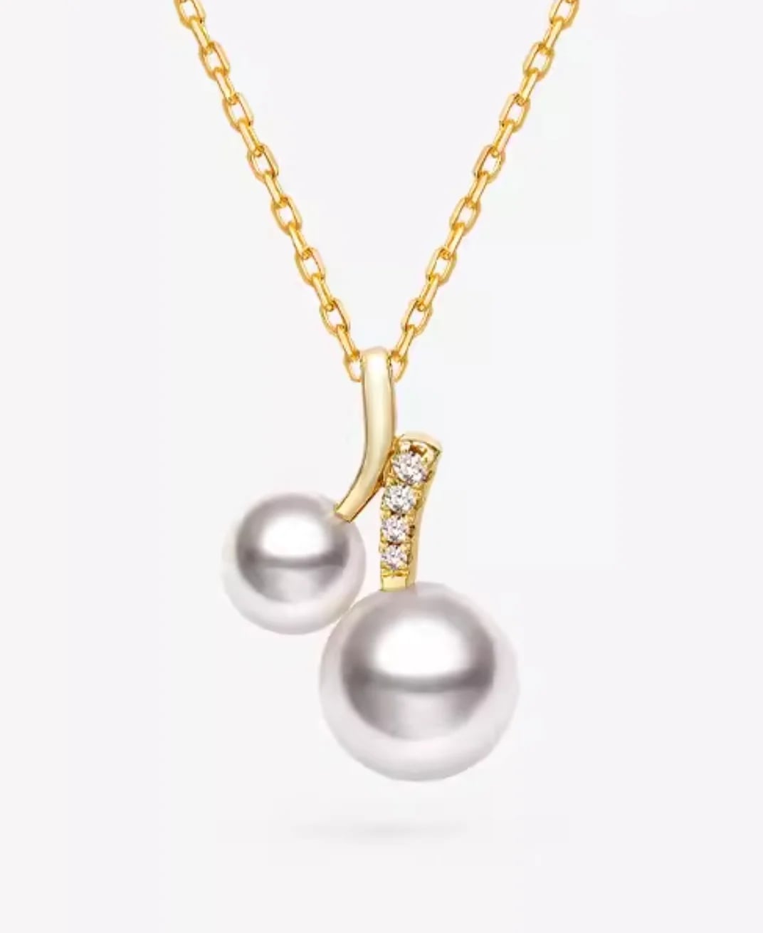 14K Gold South Sea Pearl Kensley Diamond Pendant