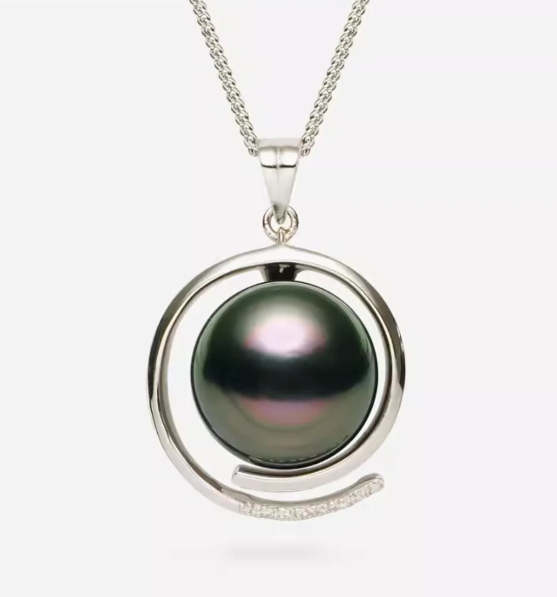 14K Gold Tahitian Pearl Kayleigh Pendant