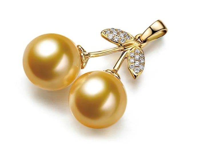 Edmund South Sea Pearl and Diamond Pendant