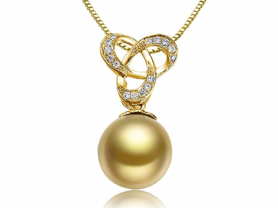 Bert South Sea Pearl and Diamond Pendant