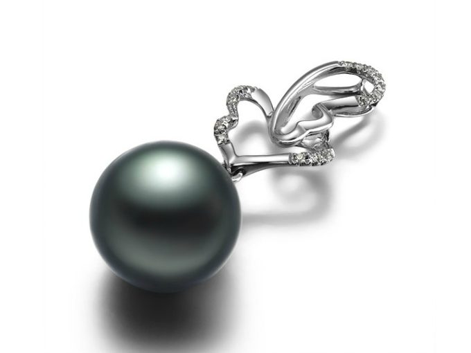 14K/18K Gold Tahitian Pearl Mae Pendant