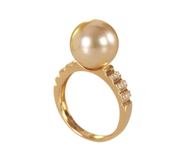 South Sea Pearl Diamond Norah Ring