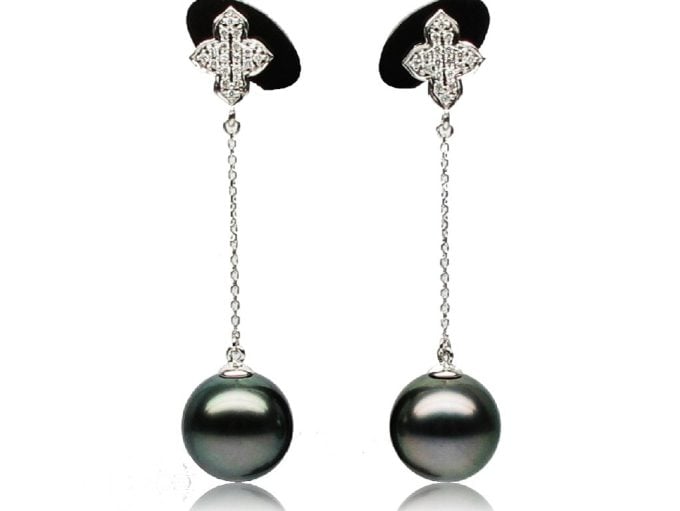 Tahitian Pearl Diamond Rayne Dangling