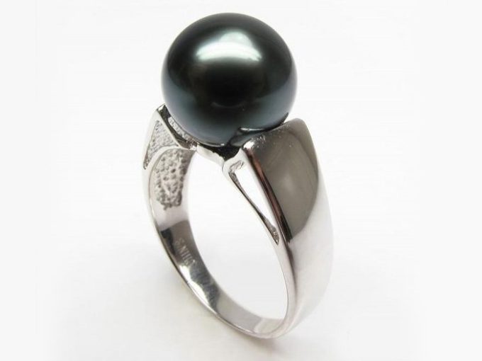 Noemie Tahitian Pearl Ring 14K & 18K Gold