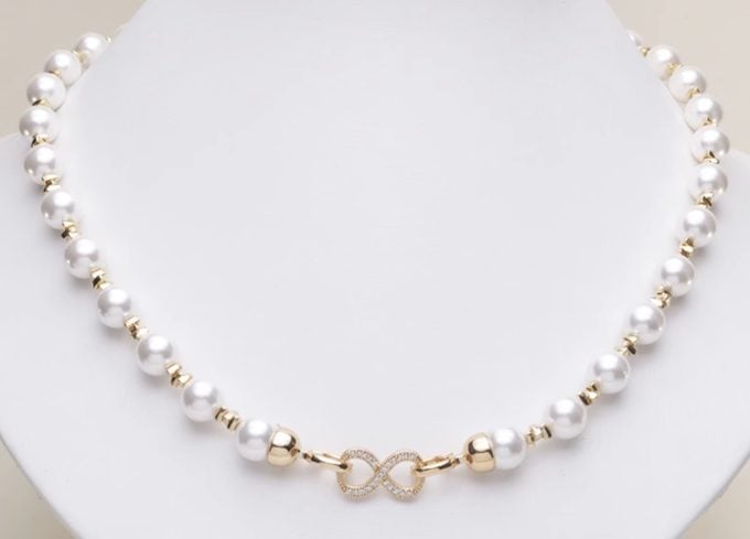 White Akoya Pearl Strand