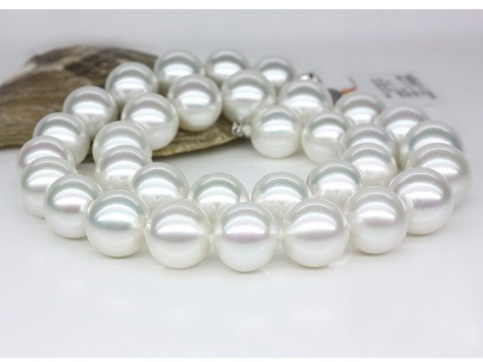12-15 mm White South Sea Pearl Necklace