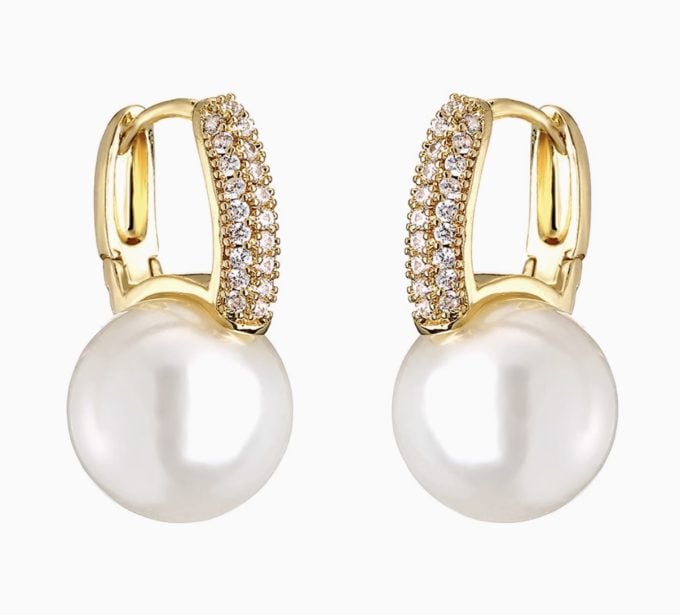 South Sea Pearl and Diamond Aylin Earring