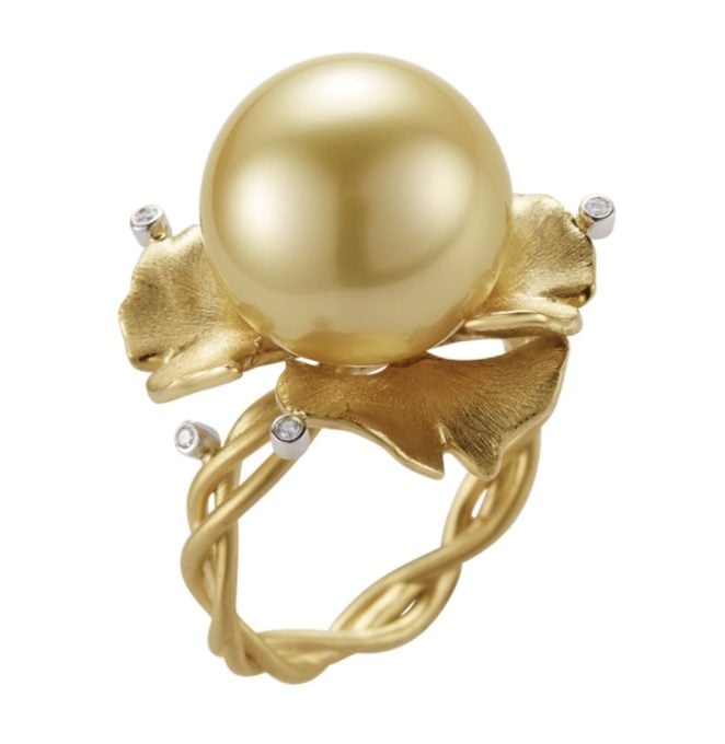 South Sea Pearl and Diamond Alaina Ring